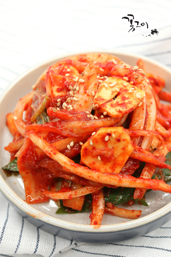 도라지무침 6